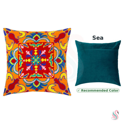 Needlepoint Pillow Kit "Solar Talisman"