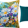 Needlepoint Pillow Kit "Meadow of Daisies"