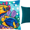 Cross Stitch Pillow Kit "Tropical Fish"