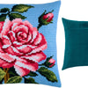 Cross Stitch Pillow Kit "Rose"