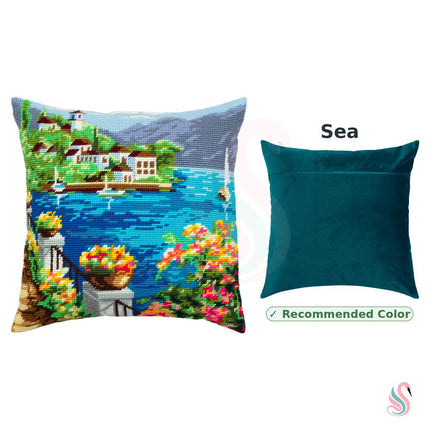 Needlepoint Pillow Kit "Corfu"