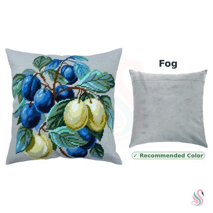 Needlepoint Pillow Kit "Plum Branches"