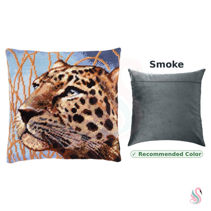 Needlepoint Pillow Kit "Leopard"