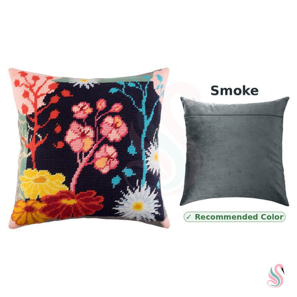 Needlepoint Pillow Kit "Sea Anemones"