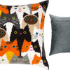 Needlepoint Pillow Kit "Cat choir"