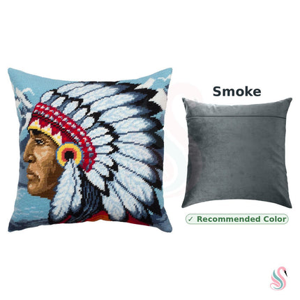 Needlepoint Pillow Kit "Native American"