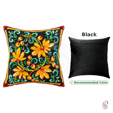Needlepoint Pillow Kit "Khokhloma"