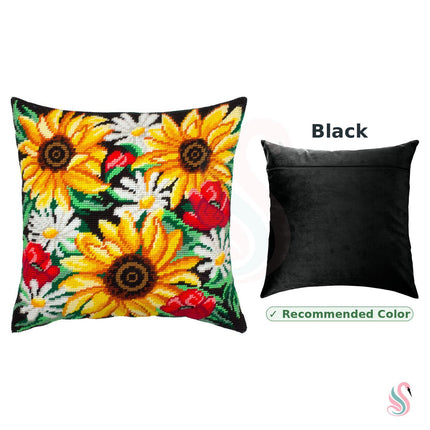 Needlepoint Pillow Kit "Summer Flowers"