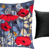 Needlepoint Pillow Kit "Poppies in the Evening"