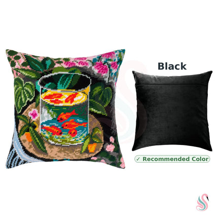 Needlepoint Pillow Kit "Goldfish"