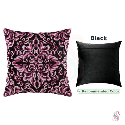 Needlepoint Pillow Kit "Royal Rosette"