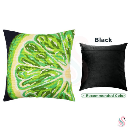 Needlepoint Pillow Kit "Lime Slice"