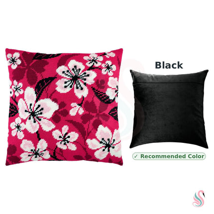 Needlepoint Pillow Kit "Cherry Bloom"