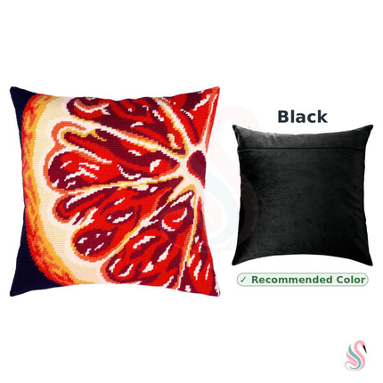 Needlepoint Pillow Kit "Orange Slice"