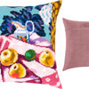 Needlepoint Pillow Kit "Still Life with Apples on Pink Cloth"
