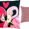 Needlepoint Pillow Kit "Two Flamingos"