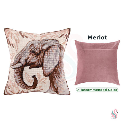 Needlepoint Pillow Kit "Elephant"