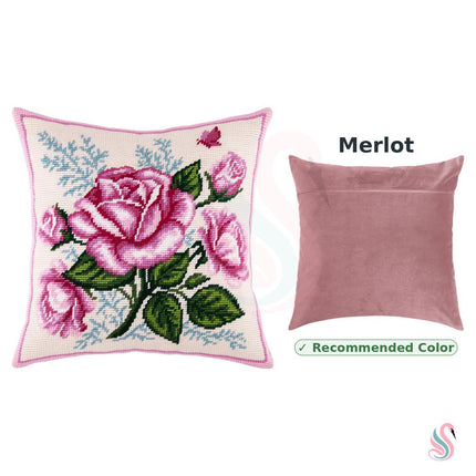 Needlepoint Pillow Kit "Bouquet of Roses"
