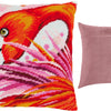 Needlepoint Pillow Kit "Flamingo"
