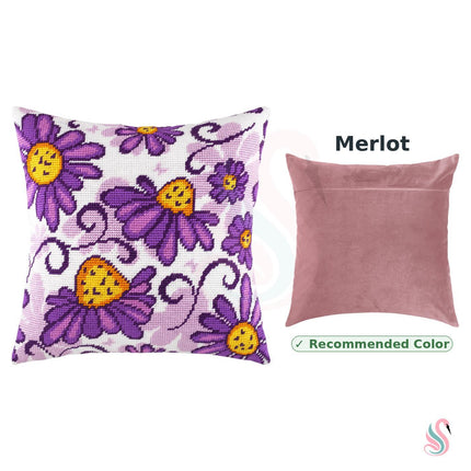 Needlepoint Pillow Kit "Echinacea"