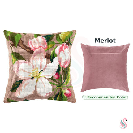 Cross Stitch Pillow Kit "Apple Bloom"