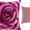 Cross Stitch Pillow Kit "Rose Swirl"