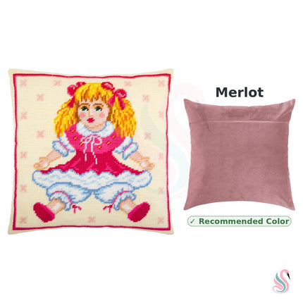 Needlepoint Pillow Kit "Doll"