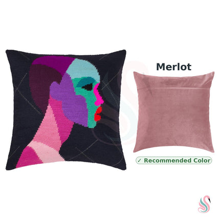 Needlepoint Pillow Kit "Mysteriousness"