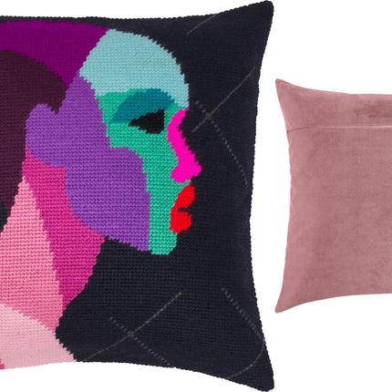 Needlepoint Pillow Kit "Mysteriousness"