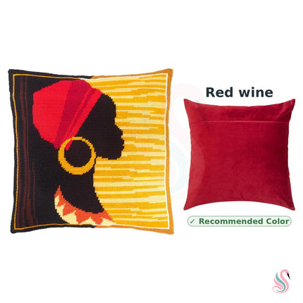 Needlepoint Pillow Kit "Africa"