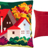 Cross Stitch Pillow Kit "Autumn Landscape"