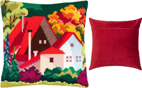 Cross Stitch Pillow Kit 
