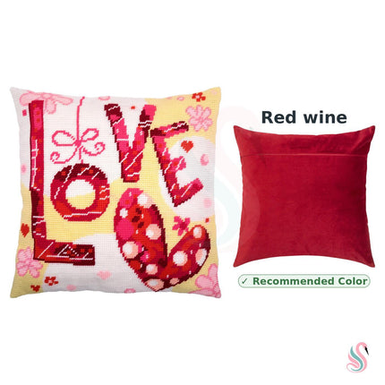Needlepoint Pillow Kit "Love"