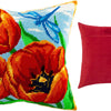 Needlepoint Pillow Kit "Red Tulips"