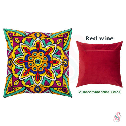 Needlepoint Pillow Kit "Mandala"