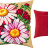 Needlepoint Pillow Kit "Michaelmas daisies"