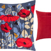 Needlepoint Pillow Kit "Poppies in the Evening"