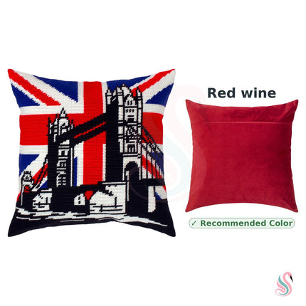Needlepoint Pillow Kit "Union Jack "