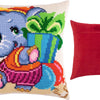 Cross Stitch Pillow Kit "Little Elephant"