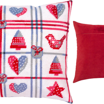 Needlepoint Pillow Kit "Christmas Collage"