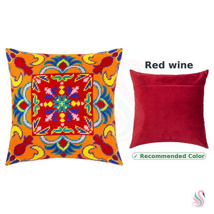 Needlepoint Pillow Kit "Solar Talisman"