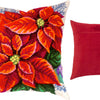 Needlepoint Pillow Kit "Poinsettia"