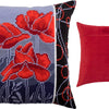 Needlepoint Pillow Kit "Poppies in the Night"