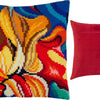 Cross Stitch Pillow Kit "Gouache"