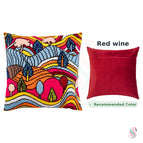 Kit + backing Red wine V