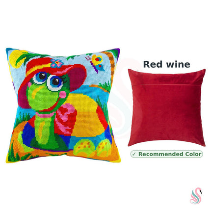 Needlepoint Pillow Kit "Turtle"