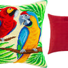 Needlepoint Pillow Kit "Two Parrots"