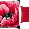 Cross Stitch Pillow Kit "Poppy"