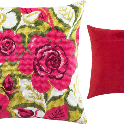 Needlepoint Pillow Kit "Roses"