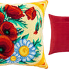 Needlepoint Pillow Kit "Bouquet of Wildflower"